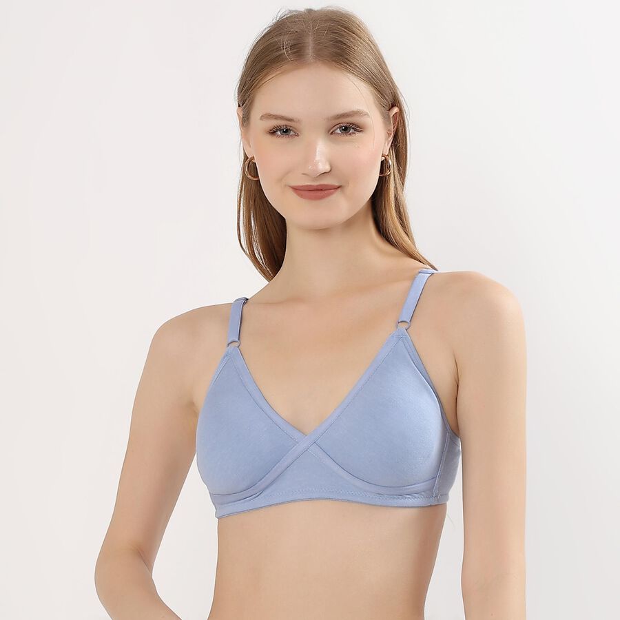Ladies' Bra , हल्का नीला, large image number null