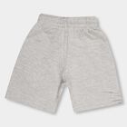 Boys' Light Grey Elastic Waist Cut And Sew Bermuda Shorts, Light Grey, small image number null