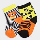 Infants' Socks (Pack of 2), Black, small