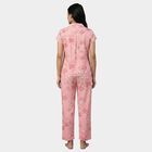 Women's Pink Night Suit, हल्का गुलाबी, small