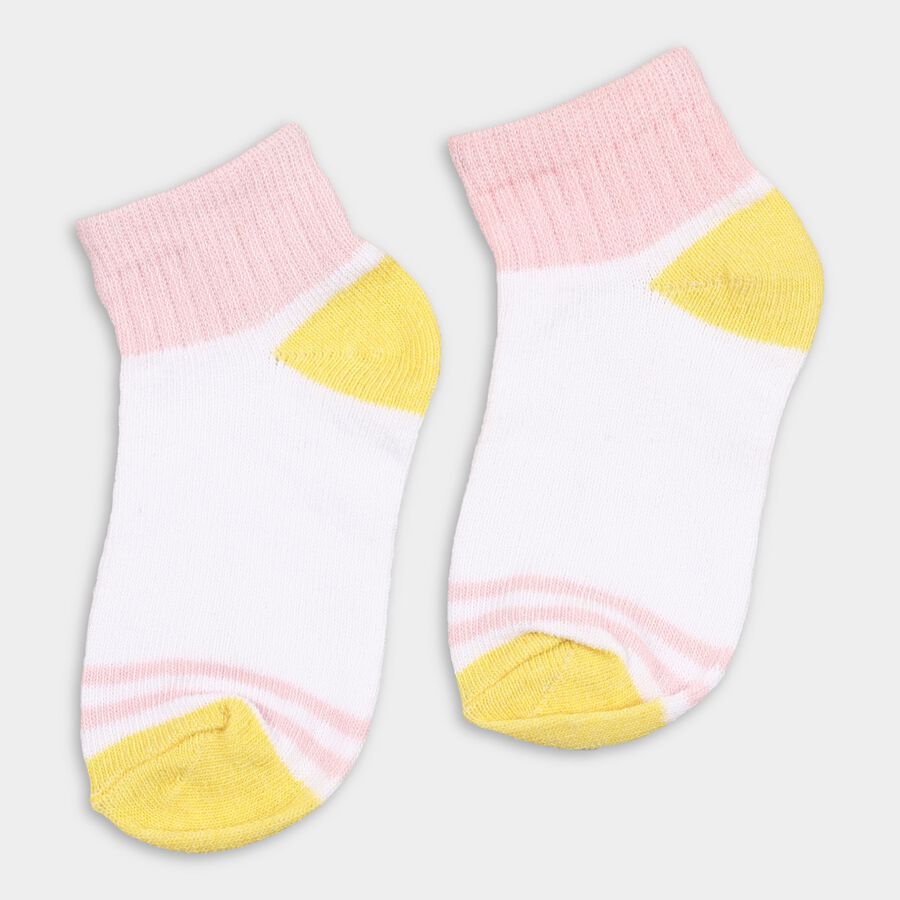 Girls' Socks , गुलाबी, large image number null