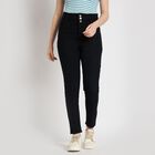 Ladies' Jeans , Black, small image number null
