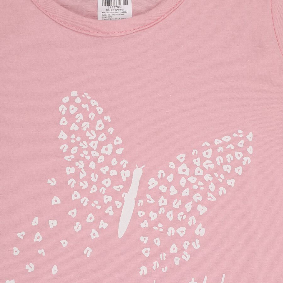 Girls' T-Shirt, Light Pink, large image number null