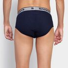 Men's 100% Cotton Briefs , नेवी ब्लू, small