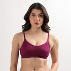 Ladies' Bra, Wine, small image number null