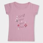 Girls' 100% Cotton T-Shirt, Lilac, small image number null