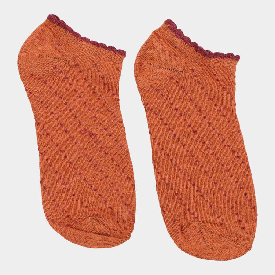 Printed Socks, Rust, large image number null