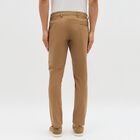Men's 100% Cotton Slim Fit Casual Trousers, Khaki, small image number null