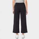 Women's Navy Blue Wide Leg Side-Striped Track Pants, नेवी ब्लू, small
