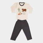 Infants Cotton Baba Suit, Charcoal, small image number null