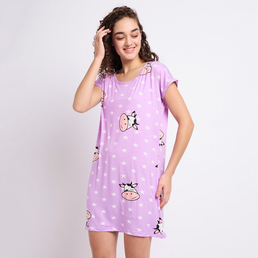 Ladies' Nighty, Lilac, large