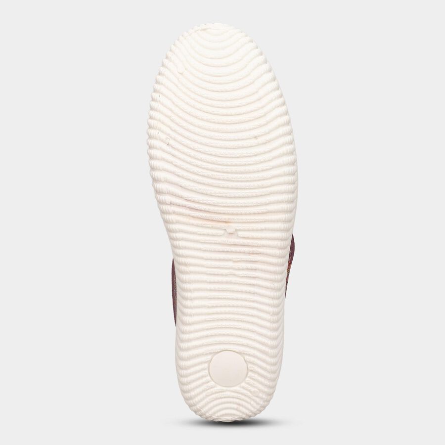 Women's Muted Plum Purple Slip-On Casual Shoes, बैंगनी, large