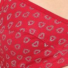 Ladies' 100% Cotton Bra , लाल, small image number null