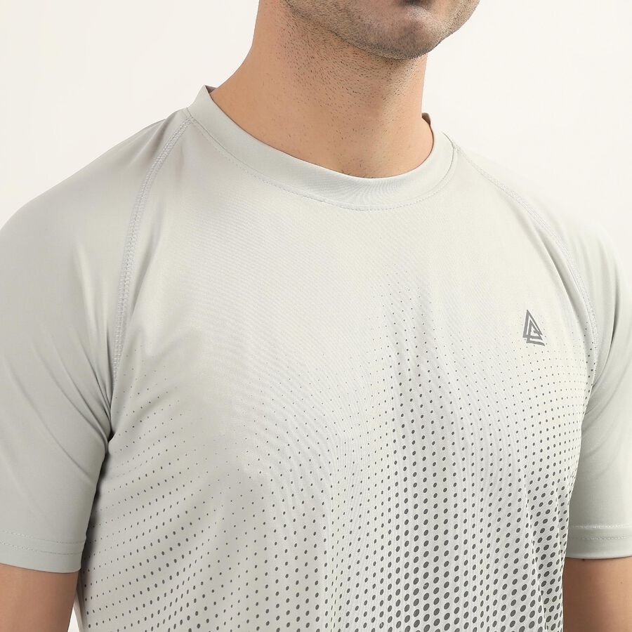 Men's Drifit T-Shirt, हल्का ग्रे, large