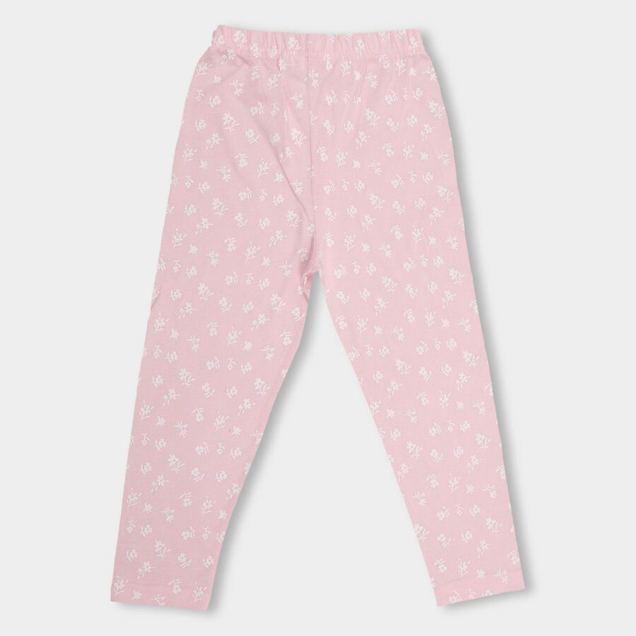 Girls' Pyjama, हल्का गुलाबी, large