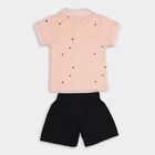 Infant Boys' 100% Cotton Baba Suit, Light Pink, small image number null