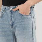 Men's Classic Blue Straight Fit Jeans, Light Blue, small