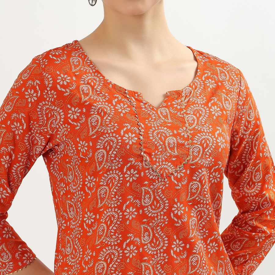 Ladies' Kurti , Orange, large image number null