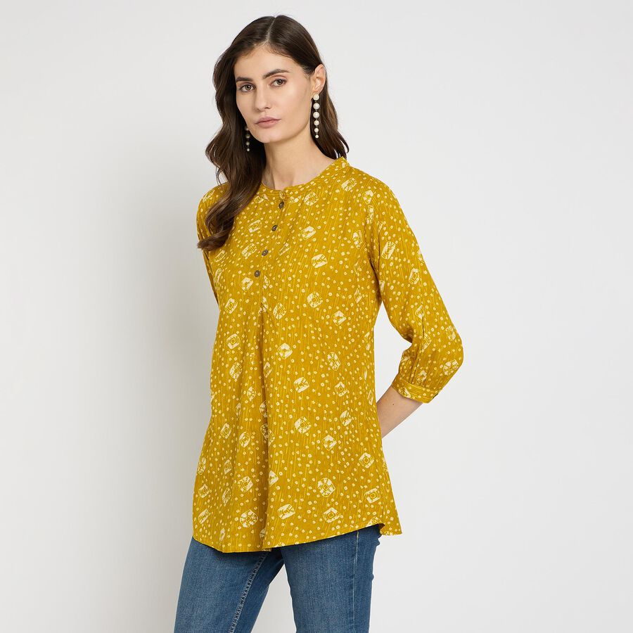 Ladies' Kurti , मस्टर्ड, large image number null