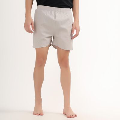 Men's 100% Cotton Inner Elastic Boxers 
