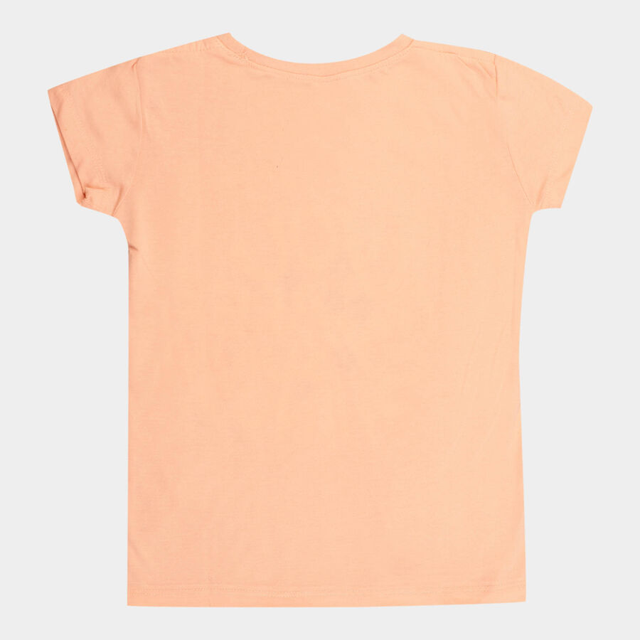 Girls T-Shirt, Peach, large image number null