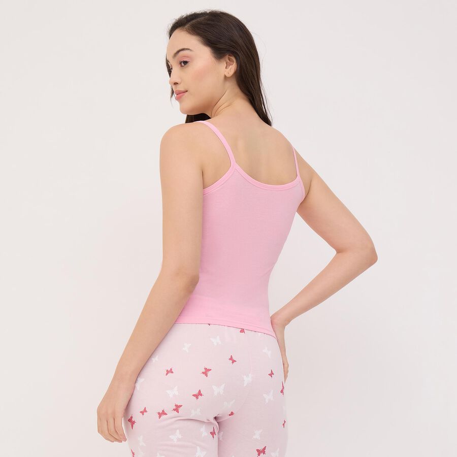 Ladies' 100% Cotton Basic Slips, Pink, large image number null