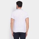 Men's 100% Cotton Collared Half Sleeves T-Shirt , भूरा, small