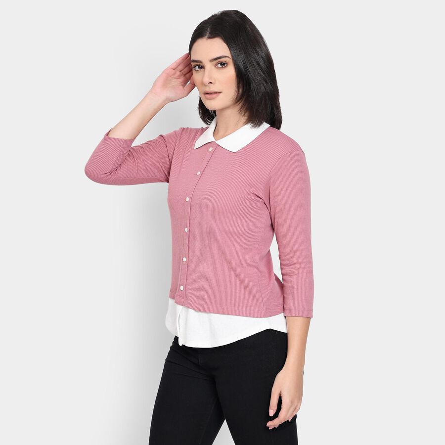 Ladies' Shirt, Purple, large image number null