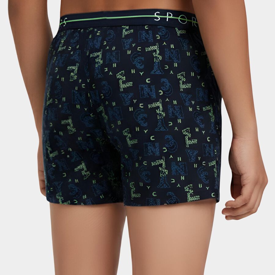 Boys' Multicolour Regular Fit Sporty Waistband Briefs, नेवी ब्लू, large
