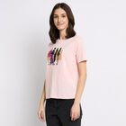Ladies' Round Neck T-Shirt , हल्का गुलाबी, small image number null