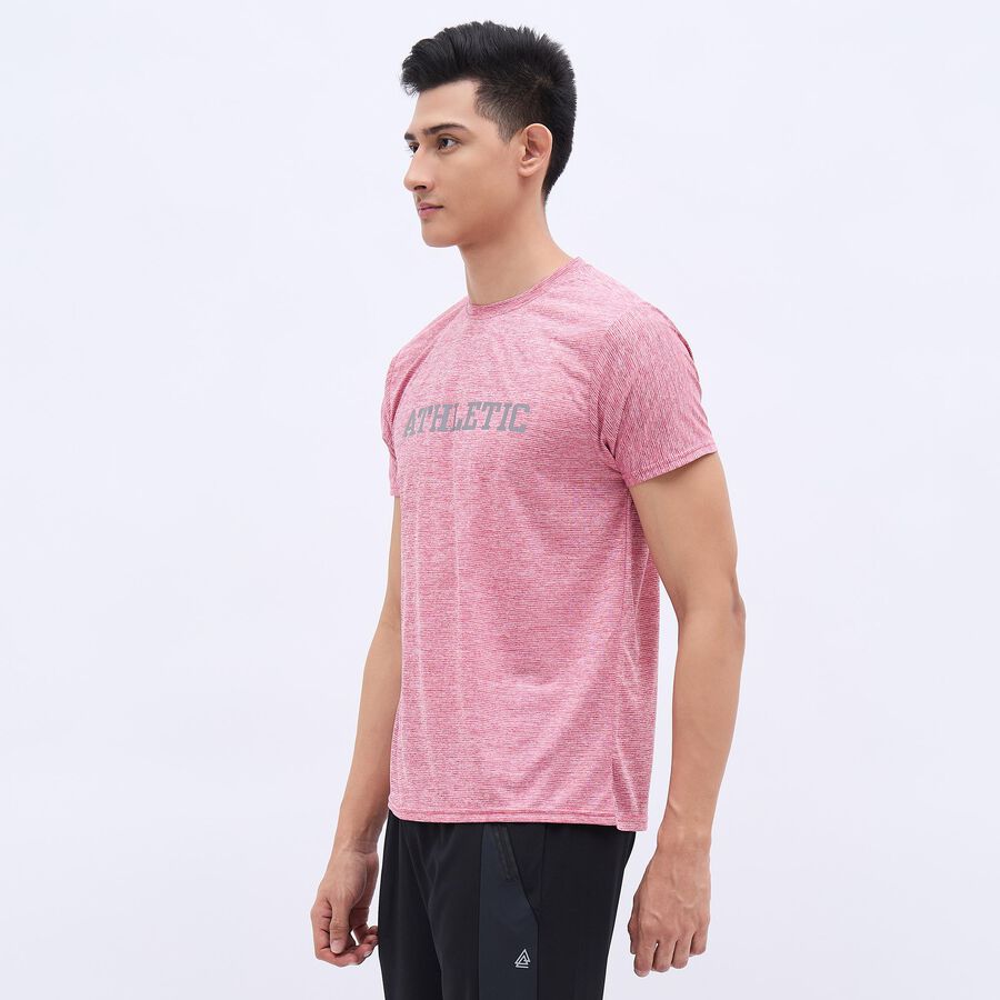 Men's Muted Pink Crew Neck Drifit T-Shirt, Light Pink, large image number null