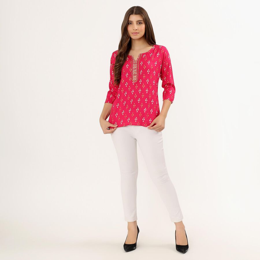 Ladies' Kurti , Fuchsia, large image number null
