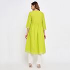 Ladies' Kurta Pyjama Set, Olive, small image number null