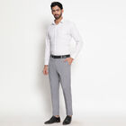 Printed Formal Shirt, Off White, small image number null