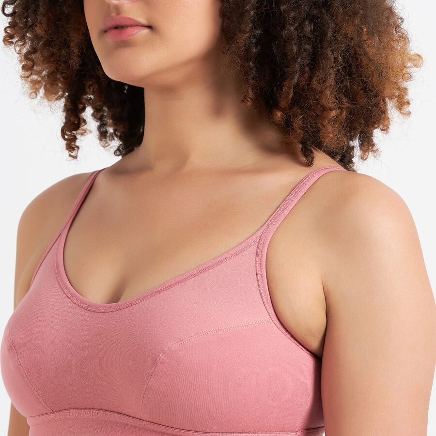 Ladies' Non-Padded Bra, Light Pink, large image number null