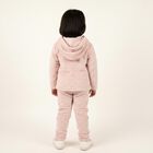 Girls Soft Dusty Pink Hoodie Casual Hipster Set, गुलाबी, small image number null
