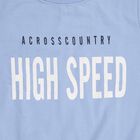 Boys Light Blue Crew Neck Graphic Sweatshirt, मध्यम नीला, small image number null