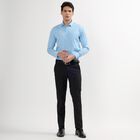 Men's 100% Cotton Formal Shirt , Mid Blue, small image number null