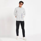 Cotton Stripes Casual Shirt, White, small image number null
