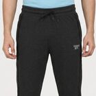 Men's Charcoal Jogger Fit Side-Piped Track Pants, चारकोल, small