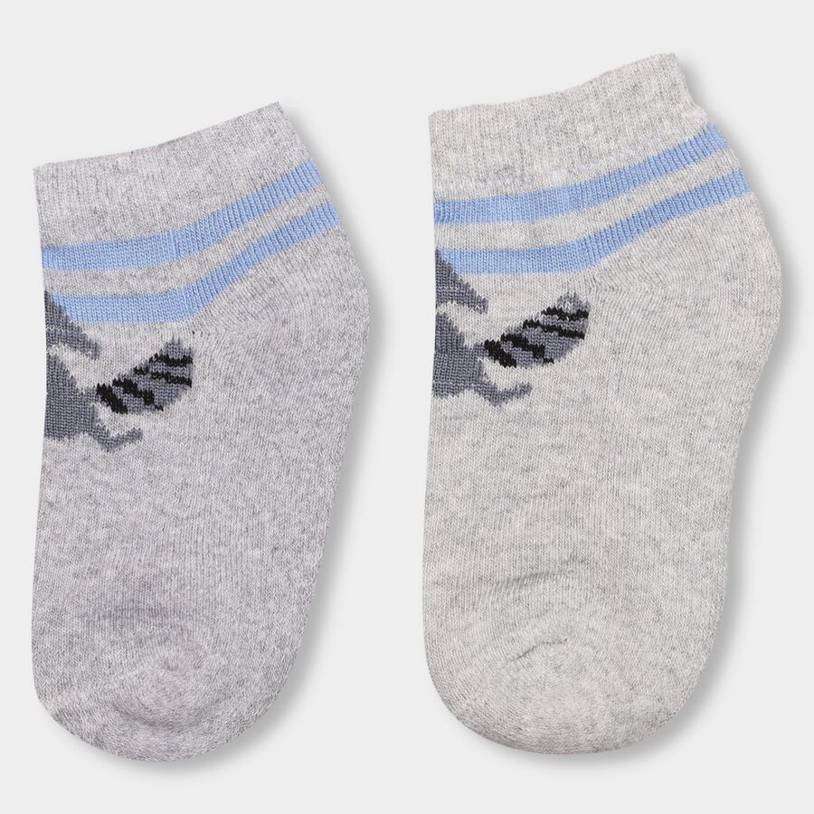 Boys' Socks (Pack of 2), White, large image number null