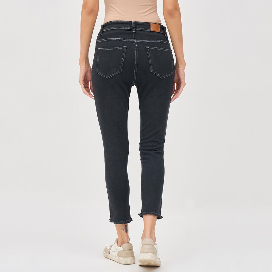 Ladies' High Rise Jeans , Dark Grey, large image number null