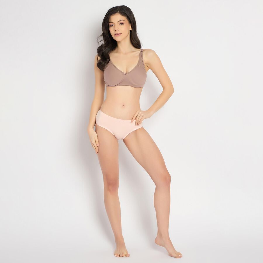 Ladies' Bra , भूरा, large image number null