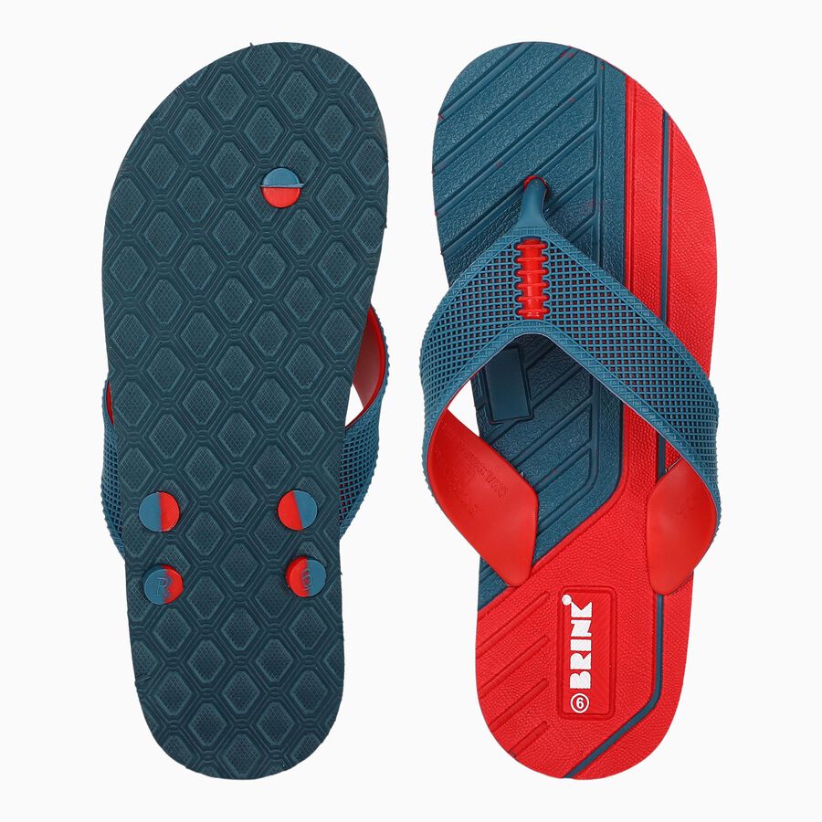 Men's Slipper, Red, large