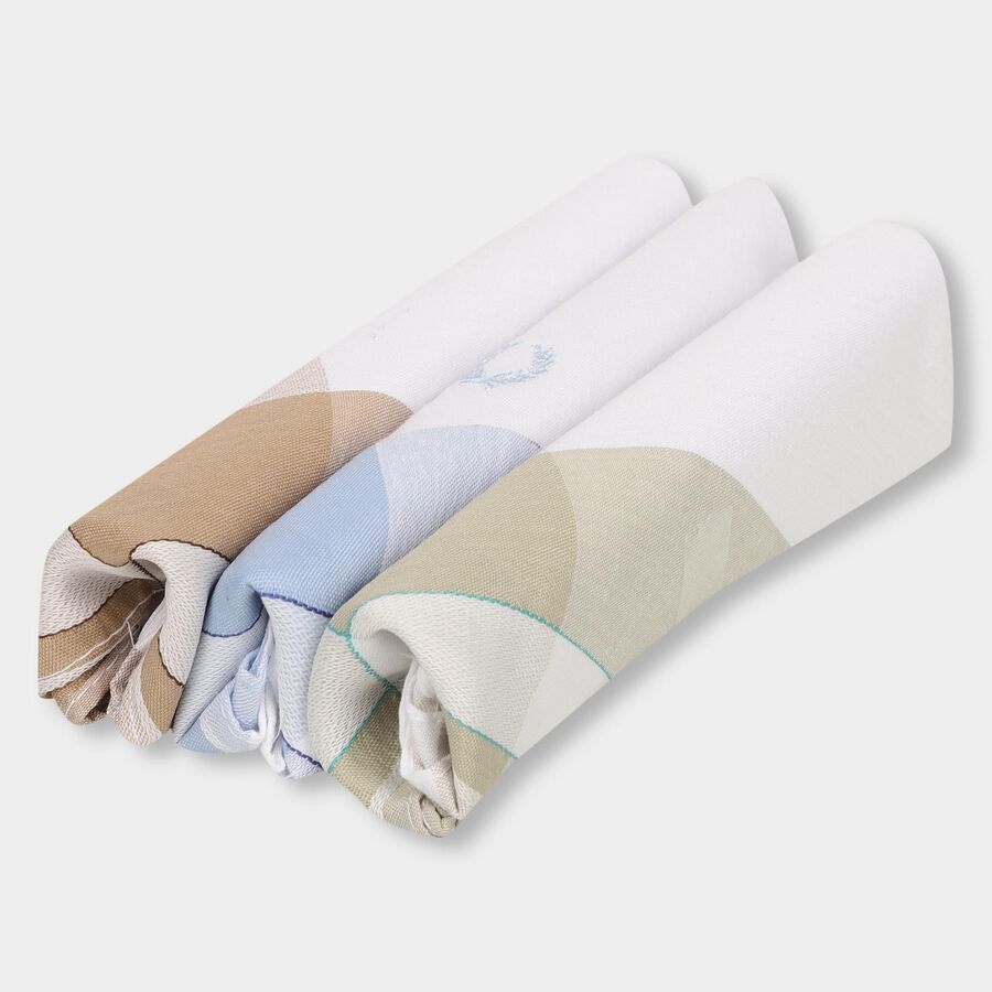 Men's 100% Cotton Hanky, White, large image number null