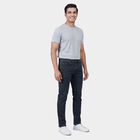 Men's Dark Grey Slim Fit Washed Jeans, Dark Grey, small