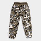 Boys' 100% Cotton Trousers, Olive, small image number null