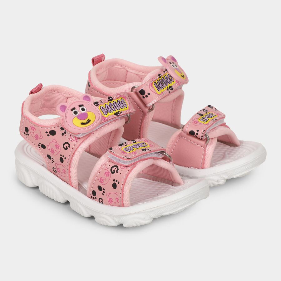 Girls' Sandal, Pink, large image number null