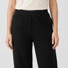 Women's Black Palazzos, काला, small