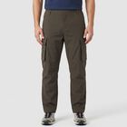 Men's Dark Grey Slim Fit Cargo Trousers, गहरा ग्रे, small
